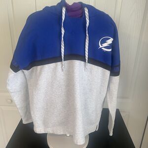 Tampa Bay Lightning Officially Licensed Long Sleeve Hoodie Hockey NHL Large